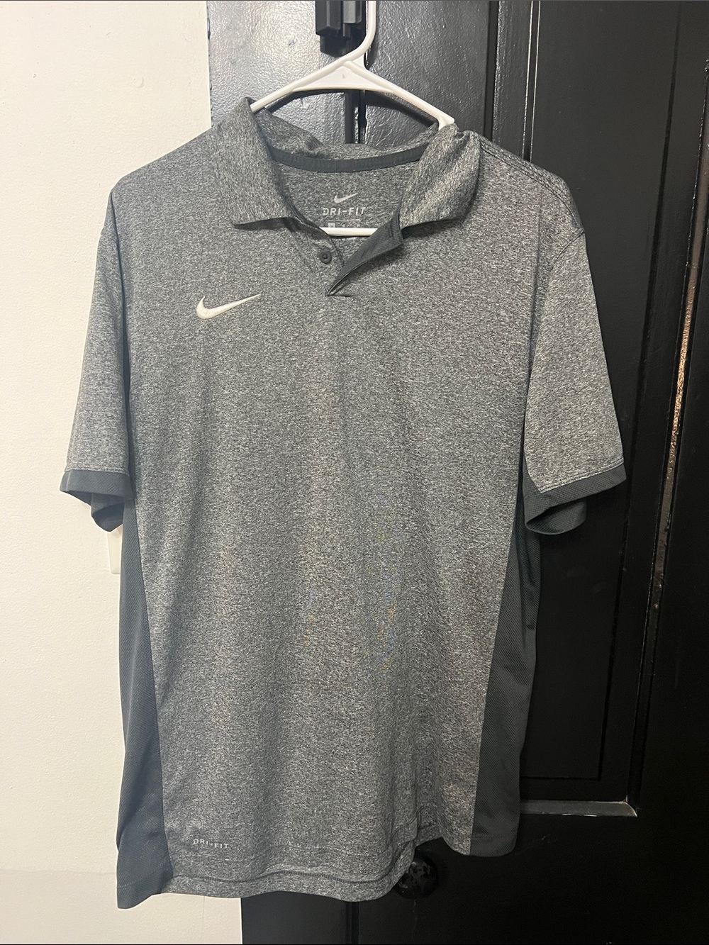 Nike Gray Heather Dri-FIT Men’s Polo